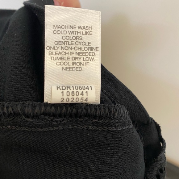 J. Jill black knit lace dress size M - Picture 7 of 8